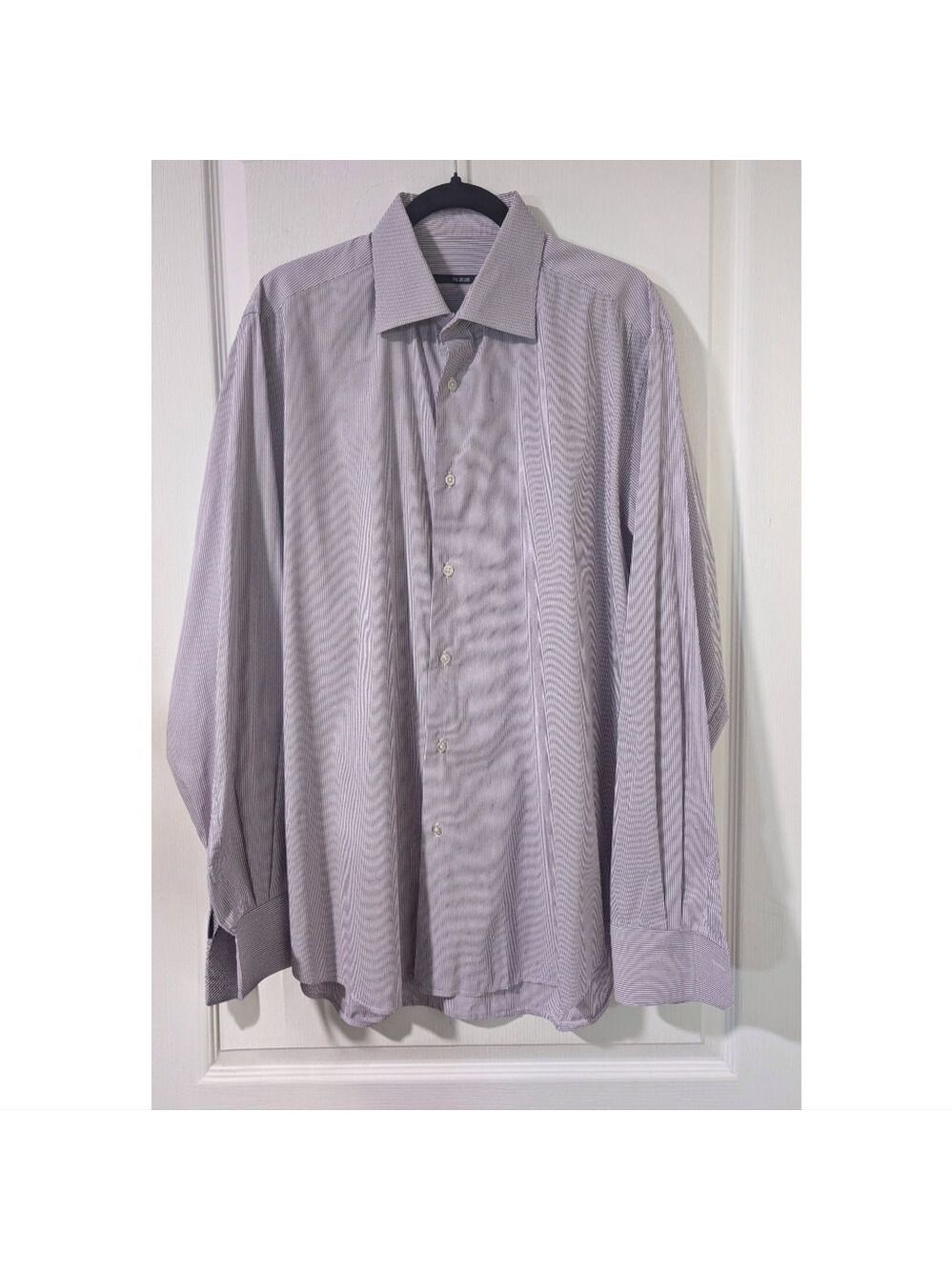 Pal Zileri | Pinstripe Dress Shirt In Purple